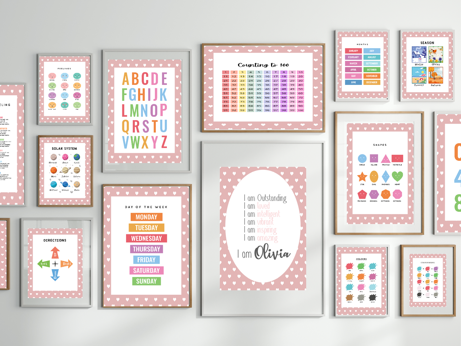 Pink & White Heart Collection