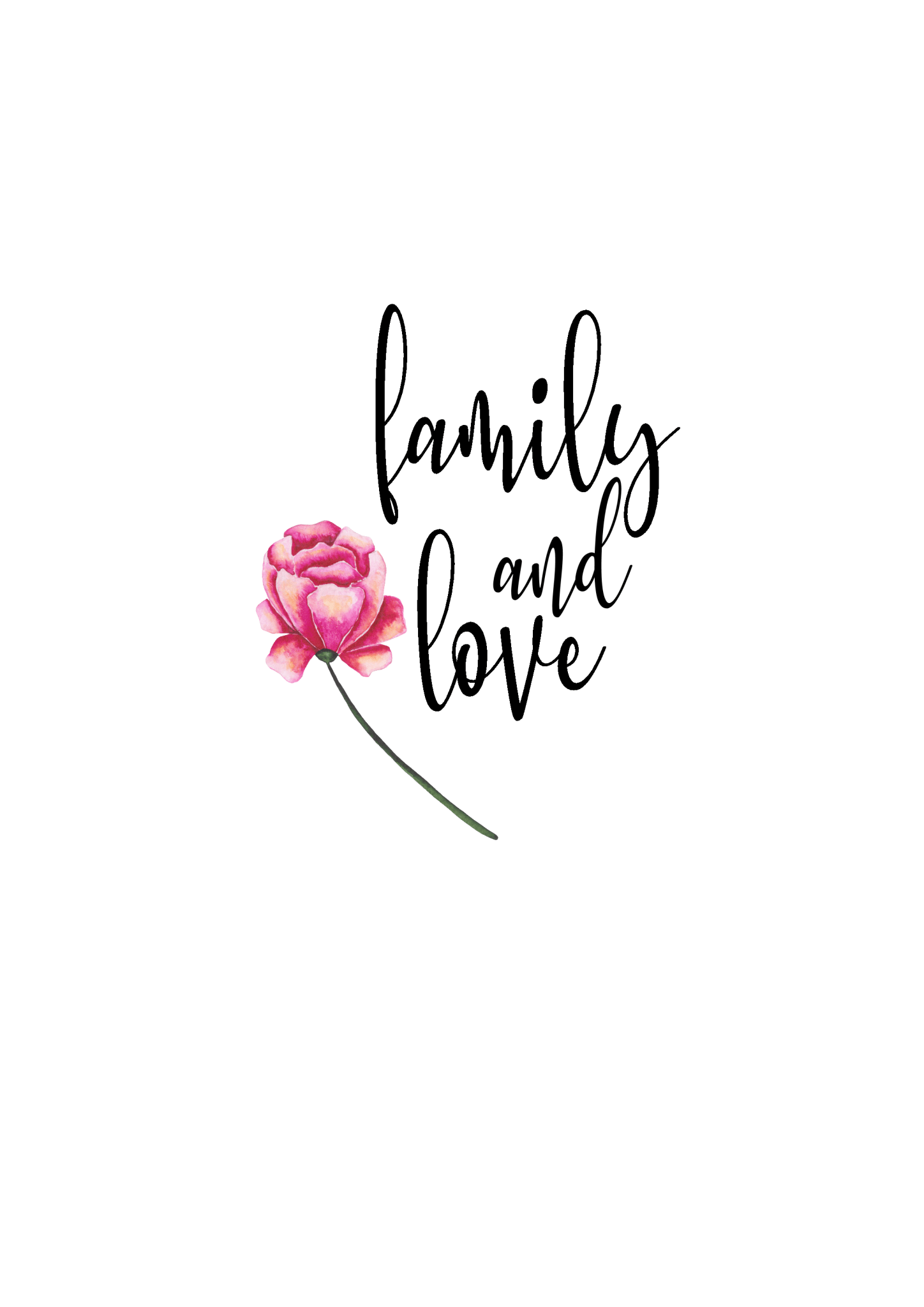 Family & Love - Larosier Prints