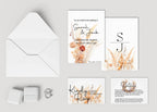 Boho Wedding Invitation Suite - Larosier Prints