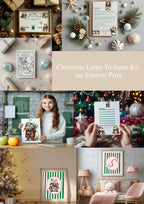 Christmas Capybara Letter to Santa Kit inc Personalised Forever Print - Larosier Prints