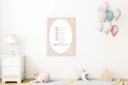 Pink Plaid Acrostic Poem - Larosier Prints