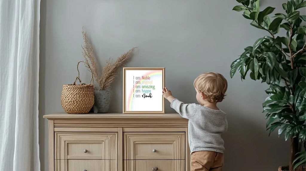 Rainbow Acrostic Poem - Larosier Prints