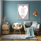 Green & Pink Acrostic Poem - Larosier Prints