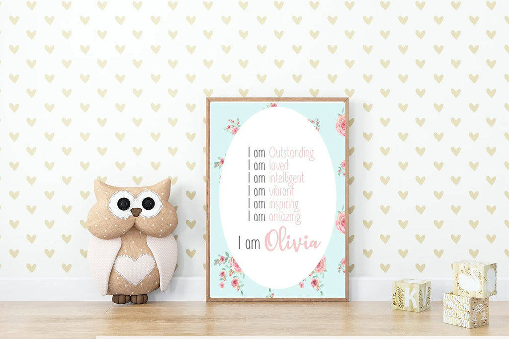 Rose Acrostic Poem - Larosier Prints