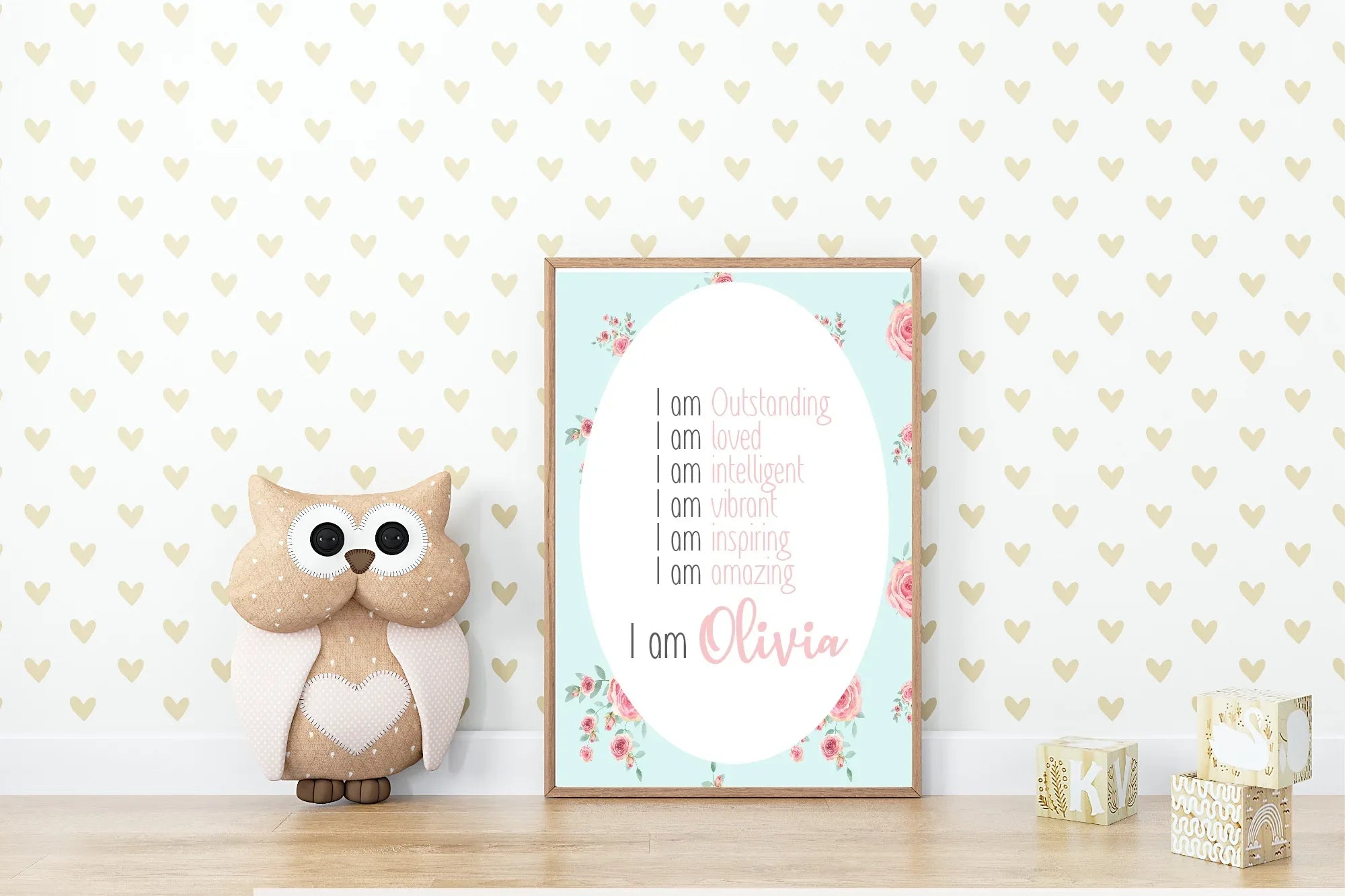 Rose Acrostic Poem - Larosier Prints