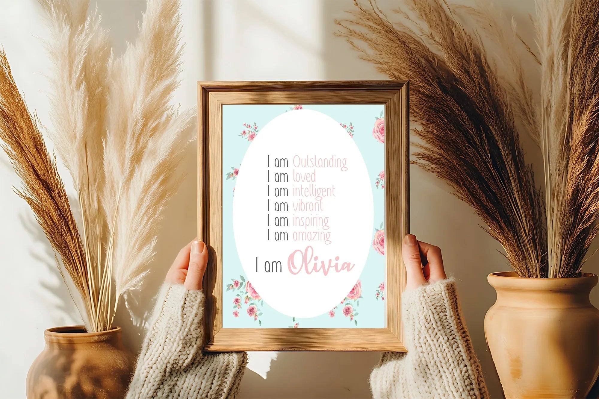 Rose Acrostic Poem - Larosier Prints