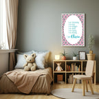 Football Acrostic Poem | Pink - Larosier Prints
