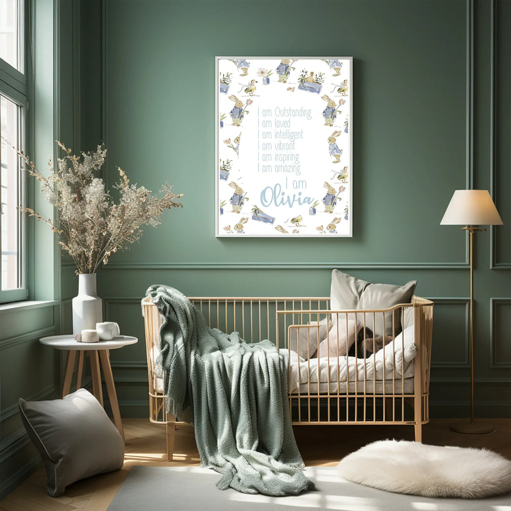 Bunny Acrostic Poem - Larosier Prints