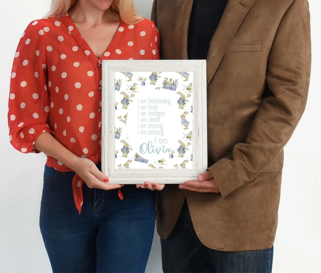 Bunny Acrostic Poem - Larosier Prints