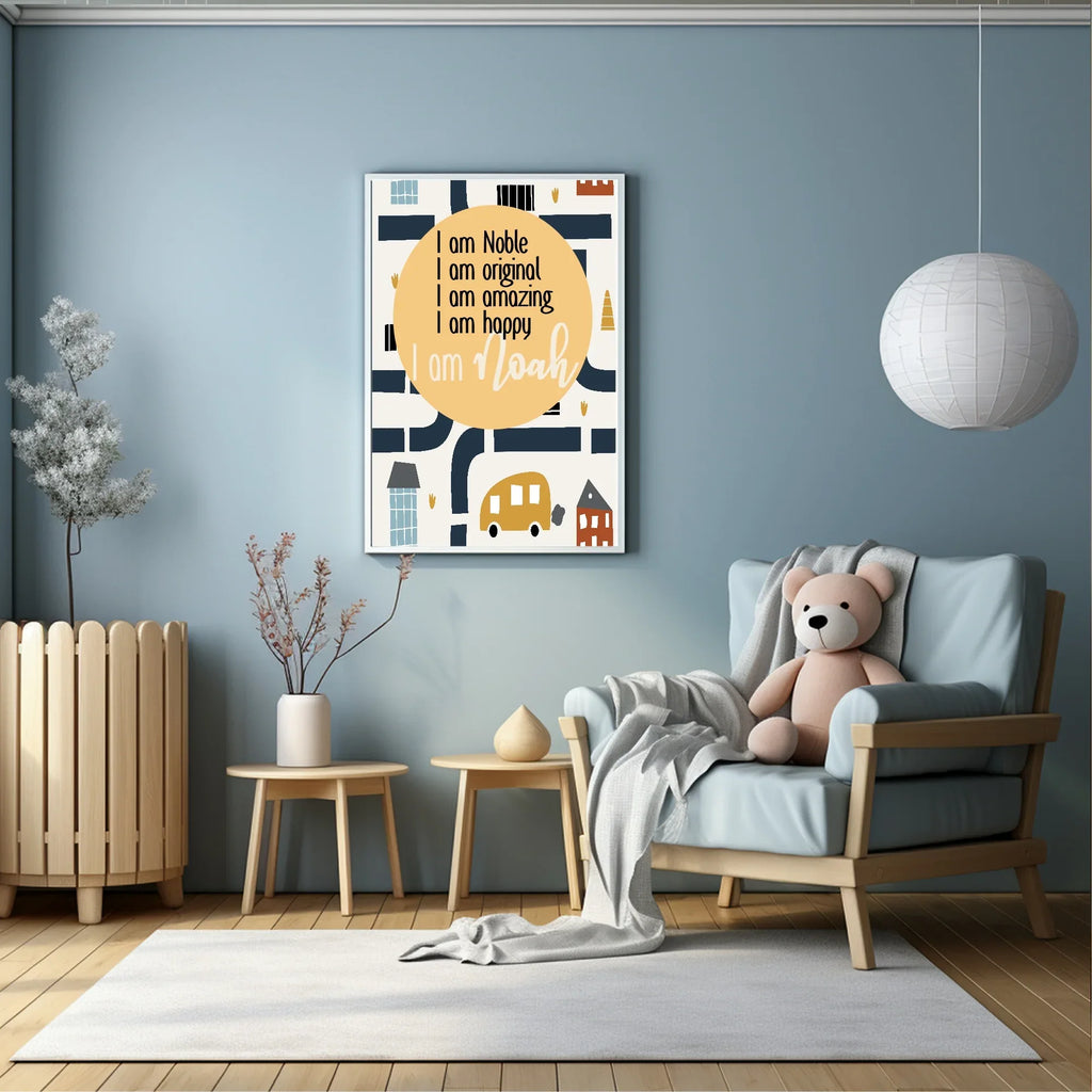 Cars Acrostic Poem - Larosier Prints