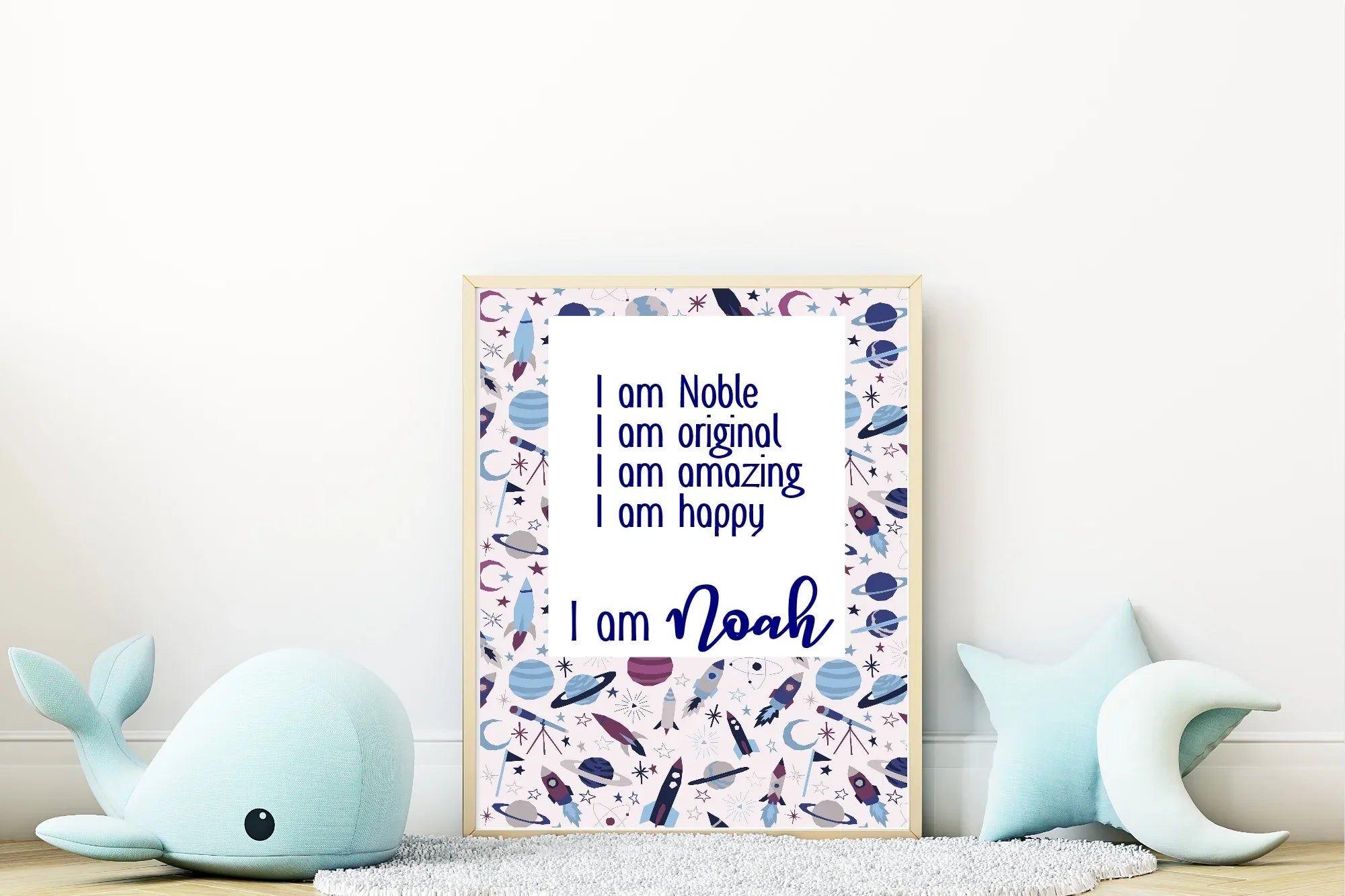 Space Acrostic Poem - Larosier Prints