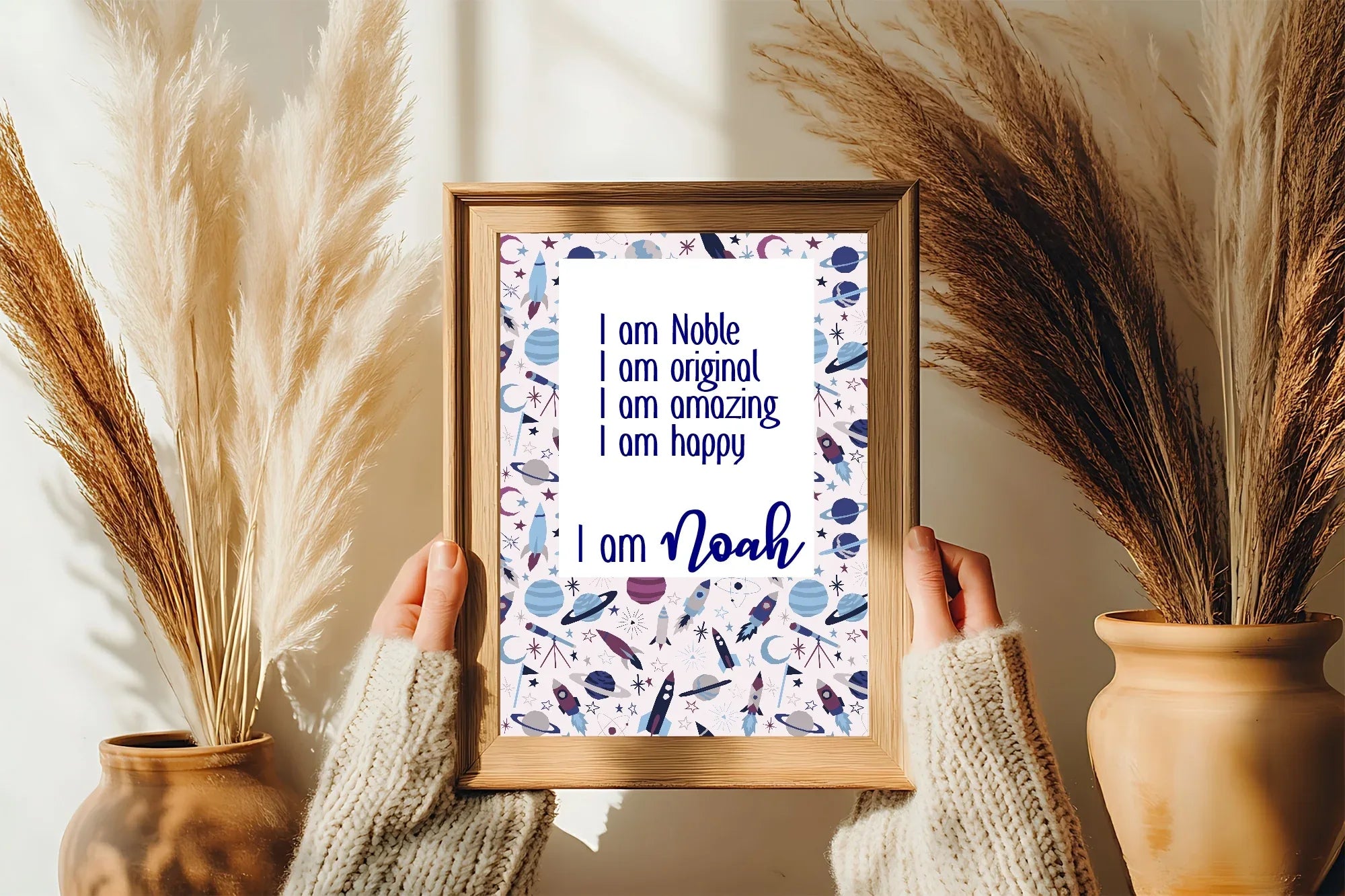 Space Acrostic Poem - Larosier Prints