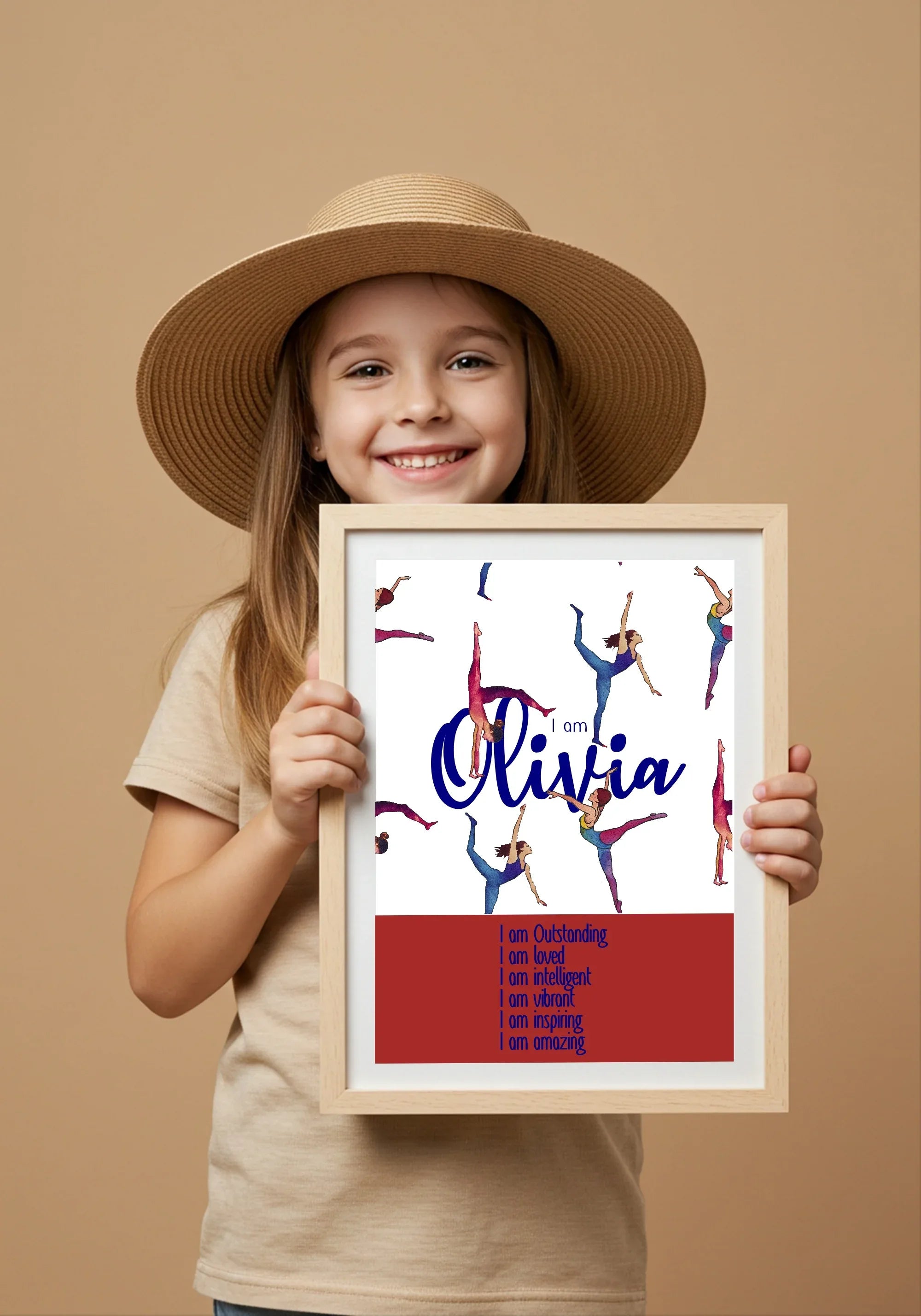 Gymnastics Acrostic Poem - Larosier Prints