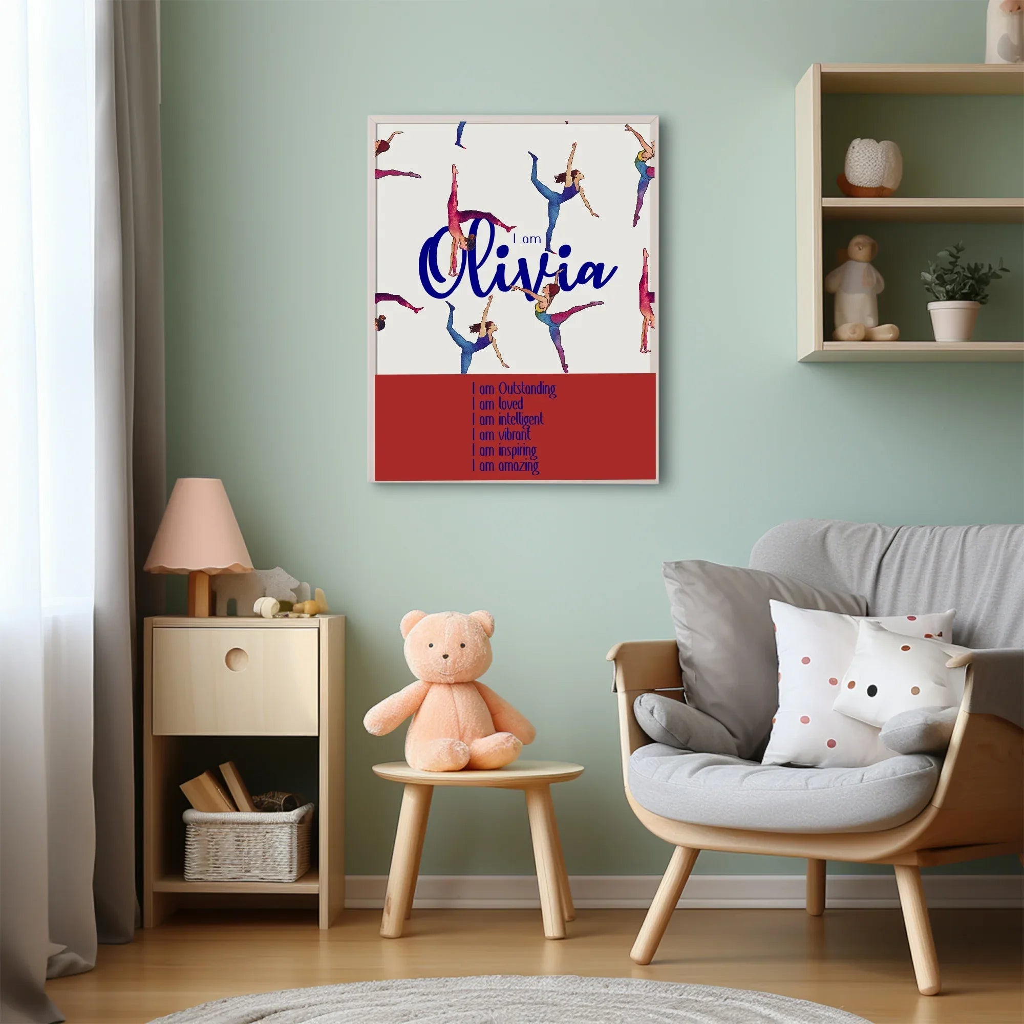 Gymnastics Acrostic Poem - Larosier Prints