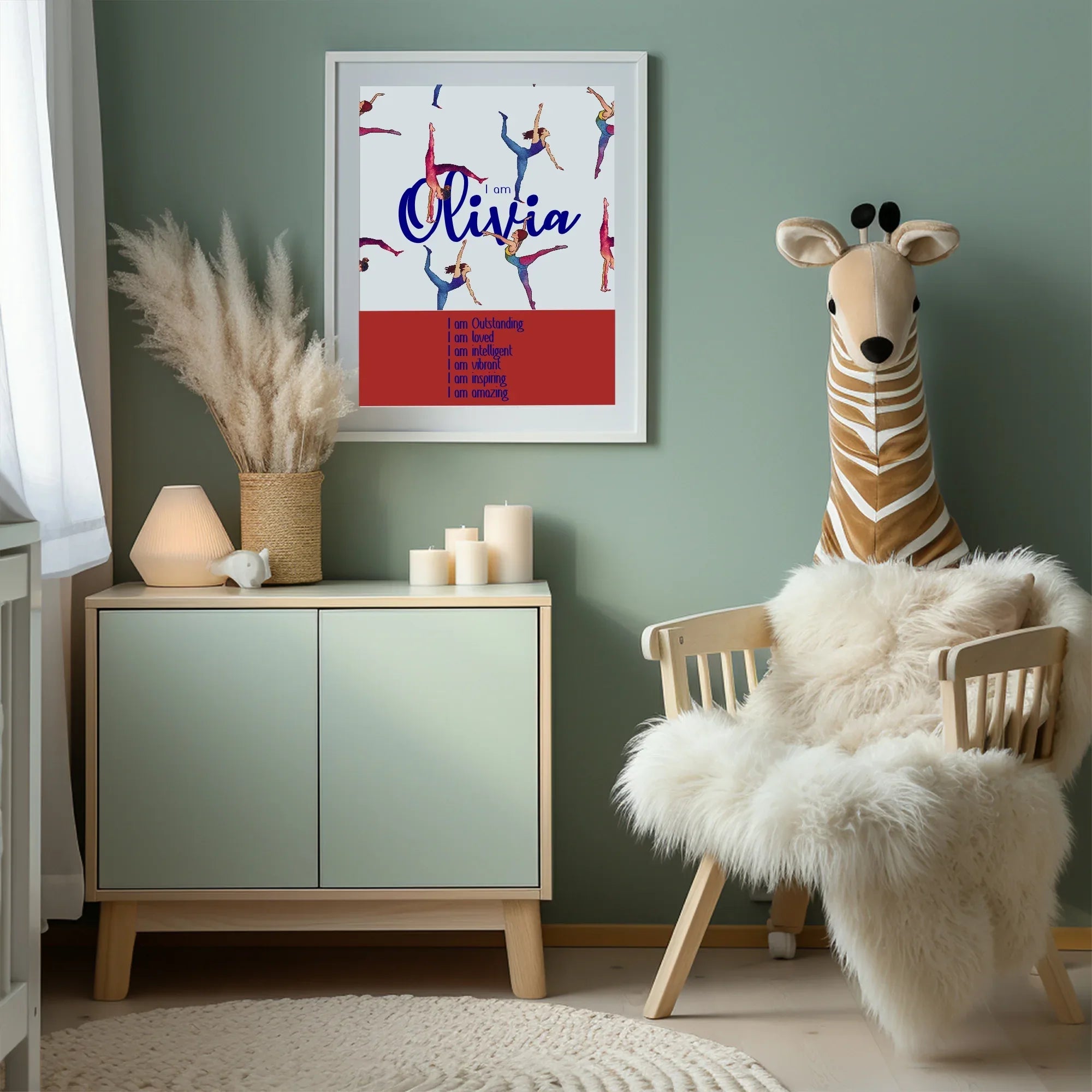 Gymnastics Acrostic Poem - Larosier Prints