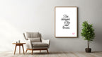 She Designed a Life She Loved Print | Inspirational Wall Art