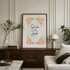 Pink Rose personalised Forever Print, product photo 2