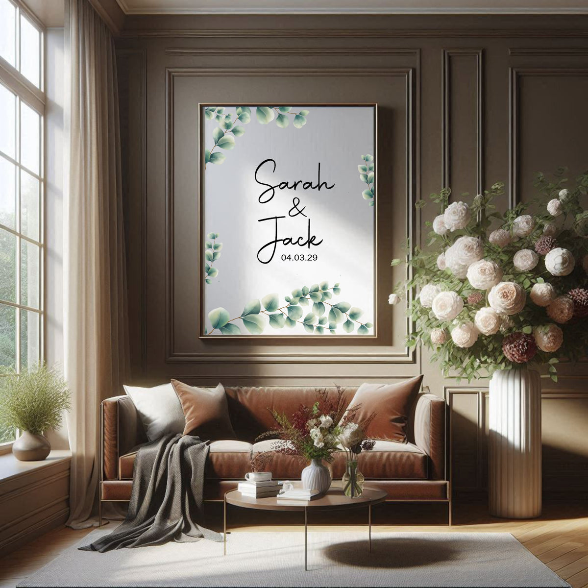 Eucalyptus personalised Forever Print, product photo 1