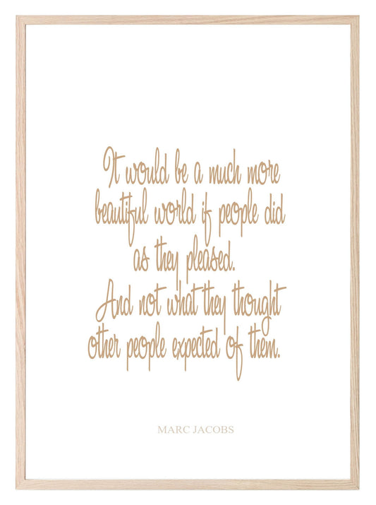 A Beautiful World Of Freedom Print | Inspirational Wall Art