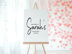 Minimalist Welcome Divorce Party Sign - Larosier Prints