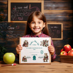 Christmas Capybara Letter to Santa Kit inc Personalised Forever Print - Larosier Prints