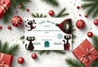 Christmas Cat Letter to Santa Kit inc Personalised Forever Print - Larosier Prints