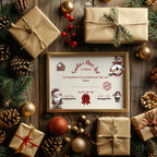Christmas Santa Letter to Santa Kit inc Personalised Forever Print - Larosier Prints
