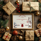 Christmas Snowman Letter to Santa Kit inc Personalised Forever Print - Larosier Prints