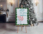 Drunk Santa Welcome Christmas Party Sign - Larosier Prints