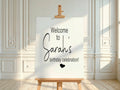 Minimalist Welcome Birthday Party Sign - Larosier Prints