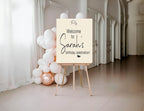 Hello Age Welcome Birthday Party Sign - Larosier Prints