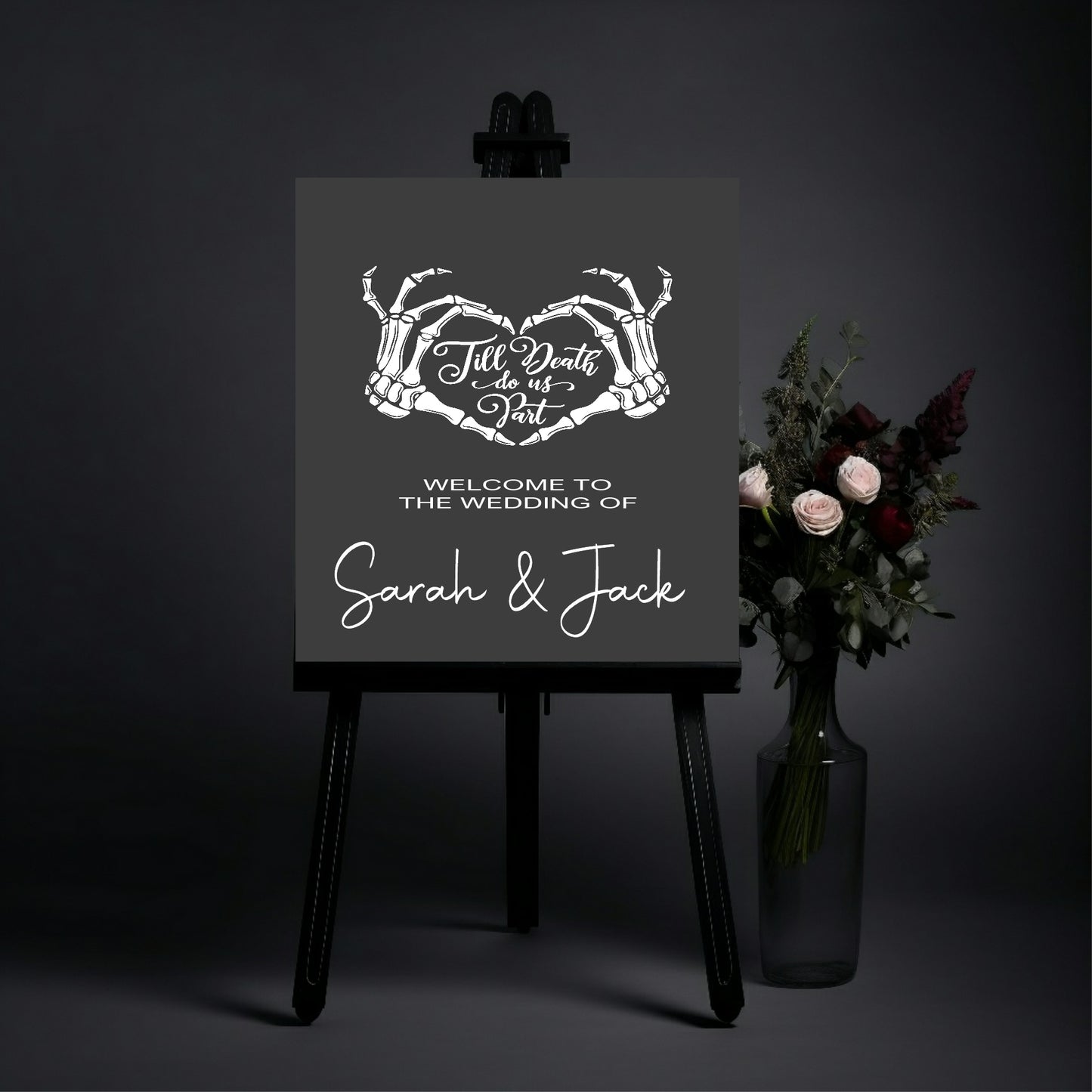 Gothic Collection Welcome To Our Wedding Sign