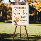 Vintage Welcome To Our Baby Shower Party Sign - Larosier Prints