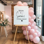 Minimalist Welcome Birthday Party Sign - Larosier Prints