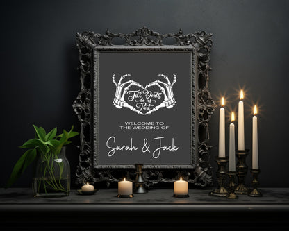 Gothic Collection Welcome To Our Wedding Sign