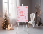 Pink & Red Custom Party Sign - Larosier Prints