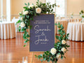 Sapphire Welcome To Our Wedding Party Sign - Larosier Prints