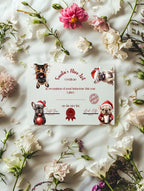 Christmas French Bulldog Letter to Santa Kit inc Personalised Forever Print - Larosier Prints