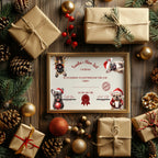 Christmas French Bulldog Letter to Santa Kit inc Personalised Forever Print - Larosier Prints