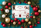 Christmas French Bulldog Letter to Santa Kit inc Personalised Forever Print - Larosier Prints