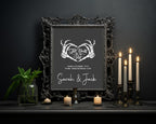 Gothic Till Death Do Us Part Complete Wedding Signage Bundle