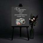 Gothic Unplugged Wedding Party Sign - Larosier Prints