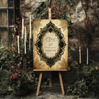 Lace Oval Wedding In Loving Memory Sign