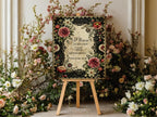 Gothic Floral Wedding Seating Plan | Personalised