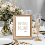 Personalised Date Bridesmaid Print | Wedding Wall Art - Larosier Prints