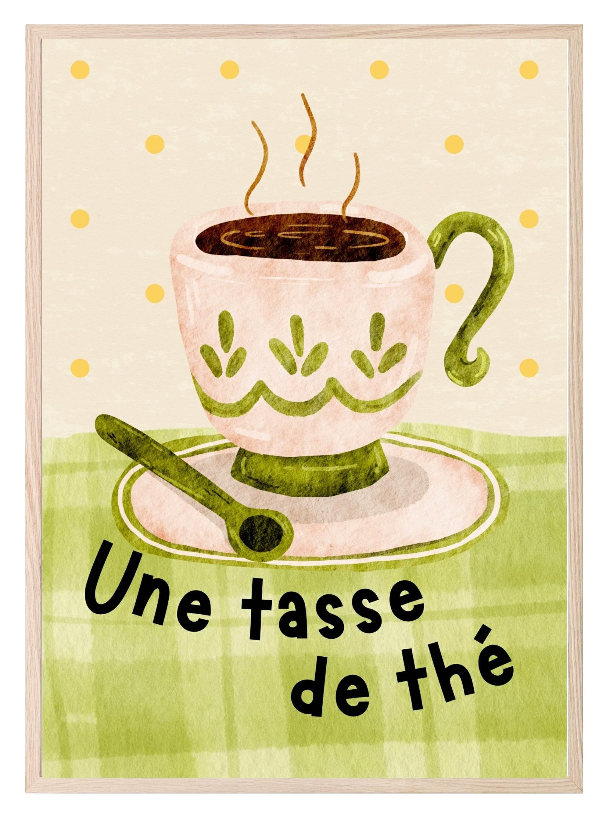 Une Tasse De Thé Print | Tea | French Wall Art - Larosier Prints