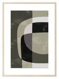 Greige Abstract Print | Abstract Wall Art - Larosier Prints