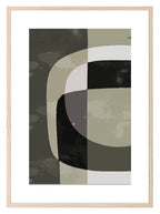 Greige Abstract Print | Abstract Wall Art - Larosier Prints