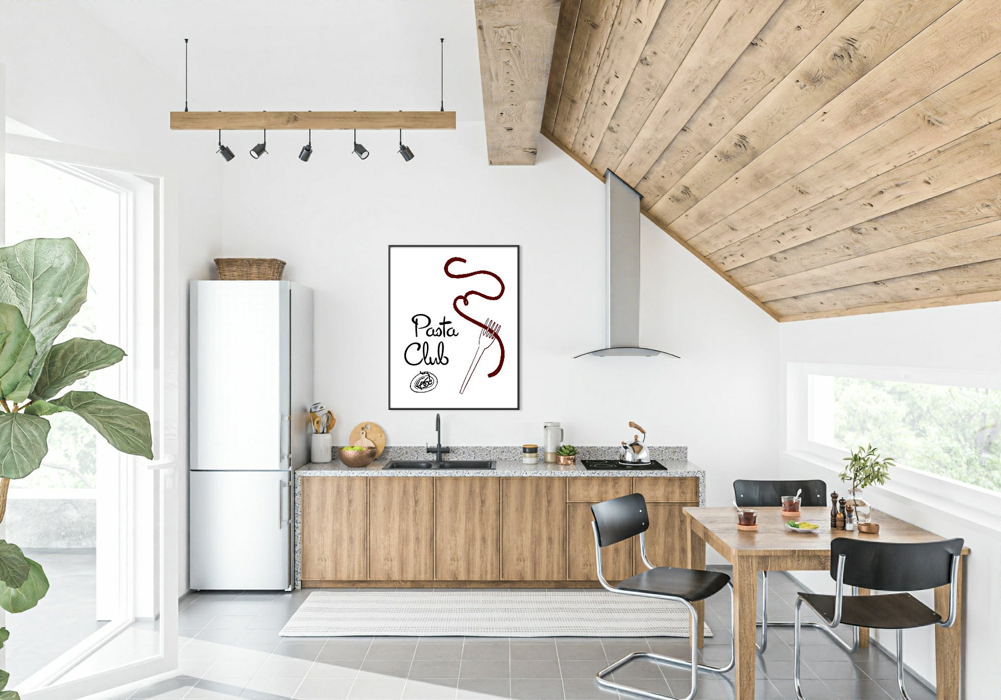 Pasta Club Print | Kitchen Wall Art