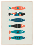 Sardines Print | Kitchen Wall Art - Larosier Prints